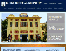 Tablet Screenshot of budgebudgemunicipality.org